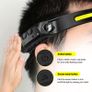 LED Head Torch, USB Headlamp 350 Lumens COB LED Headlight 80g Motion Sensor Headtorch with IPX4 Waterproof for Kids Adults, Running, Camping, Hiking, Fishing, Hunting, Climbing Image 5