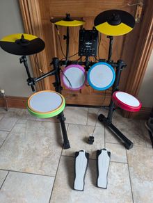 Electronic drum kit and Drum amp.