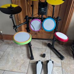 Electronic drum kit and Drum amp.
