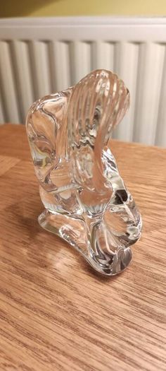 TOWLE Nud Women Figurine Full Lead Crystal Vintage Art Glass PAPERWEIGHT