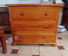 wooden chest of drawers