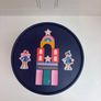100piece wooden building blocks set Image 3