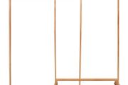 Clothes Racks 2 pcs Solid Oak Wood