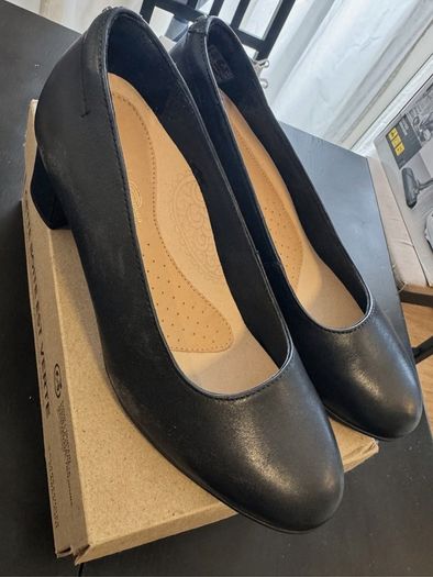 Clarks Leather Heels