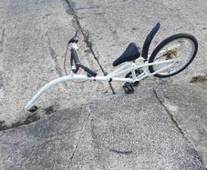 childs trailer training bike
