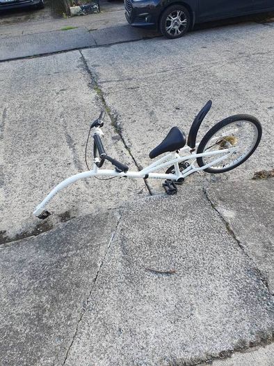childs trailer training bike