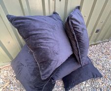 velvet cushions