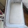 Babylo Nested Cozi Sleeper Bedside Cot Grey Image 3