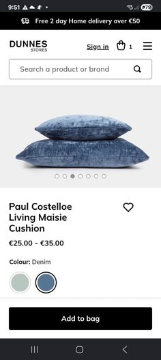 Paul Costello cushions