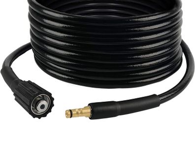 High Pressure Washer Hose Tube Water Pipe Cleaning Replacement for Karcher M22 Screw Thread and C-Clip Type Model (10M)