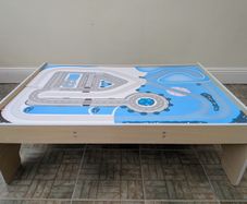 Wooden Train Set Table