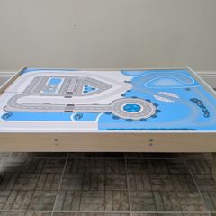 Wooden Train Set Table