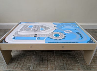 Wooden Train Set Table