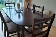 Mahogony Dining table &amp; chairs