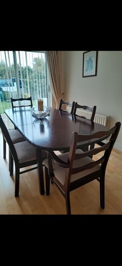 Mahogony Dining table & chairs