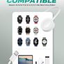 USB C for Apple Watch Charger Magnetic Charging Cable Portable Wireless Charging Compatible with iWatch Series 11/10/9/8/7/6/5/4/3/2 Ultra 3/SE White Image 3