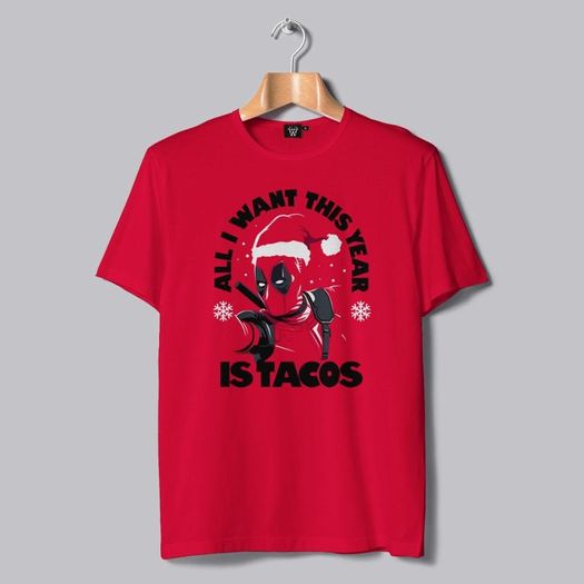 Tacos t shirt deadpool t-shirt