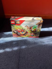 Lego Jurassic World Rebirth Raptor off Road escape