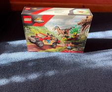 Lego Jurassic World Rebirth Raptor off Road escape