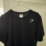 Mens Gymshark Black Tee and Shorts Set Image 3
