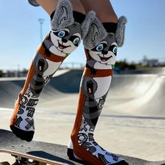 Raccoon socks