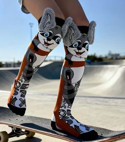 Raccoon socks