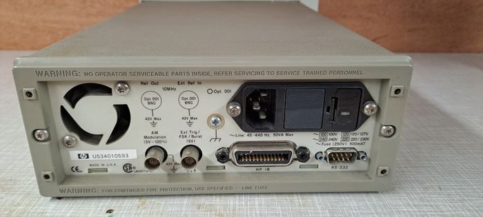 HP 33120A 15MHz Arbitrary Waveform Generator