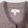 Next Taupe Mushroom Brown Ribbed Button Collar Polo Knit Jumper Mens Size L Image 3