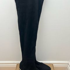 Black tall boots