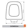 Roca Gondola Toilet Seat Image 5