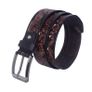 Premium Handcrafted Genuine Leather Belt Embossed Vintage Design Formal & Casual Wear Image 6