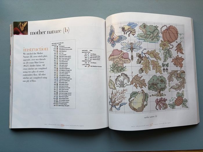 Vintage Better Homes and Gardens 2001 Cross Stitch Designs Reference Craft Book