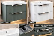 Avara 500 wall hung units choice of handles included