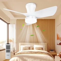 Brand New Ceiling fan with 18W LED light, 30W Silent DC motor,