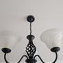 Black Ceiling Light fixture Image 2