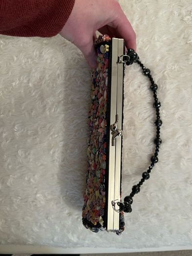 NEW Hand Stitched Handbag / Clutch - A very expensive boutique purchase !