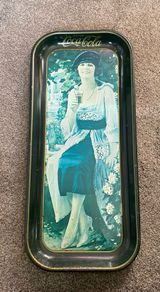 Vintage Coca-Cola tin plate