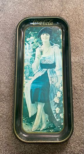 Vintage Coca-Cola tin plate