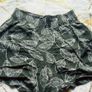 Belived, Light Shorts, with packets, Mid Rise, (khaki, green with floral) Size XS-S Image 5
