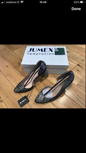 high heels brand new in their box size 3
