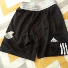Medium.  Addidas.  Black.  Shorts