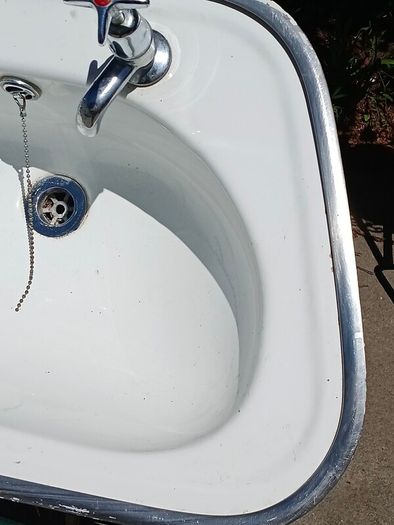 Vintage Enamel Sink