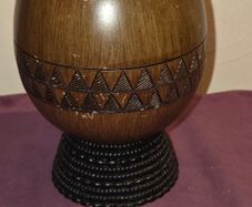 Soul Journeys Carved Wooden Bowl