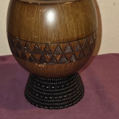 Soul Journeys Carved Wooden Bowl