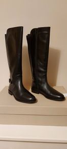 Brand New in Box Clarks Black Leather Knee High Boots - Size 5 EE