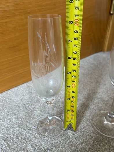 2 Vintage St Colman's Cathedral Cobh Glasses