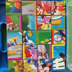 Junior Disney Mickey mouse 12 cube puzzle