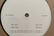 Joy Orbison - Pinky Ring - 10" Vinyl - 45 RPM - Limited Edition - 2022 - XL Recordings - XL1262TN