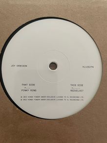 Joy Orbison - Pinky Ring - 10" Vinyl - 45 RPM - Limited Edition - 2022 - XL Recordings - XL1262TN