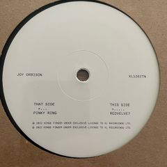 Joy Orbison - Pinky Ring - 10" Vinyl - 45 RPM - Limited Edition - 2022 - XL Recordings - XL1262TN